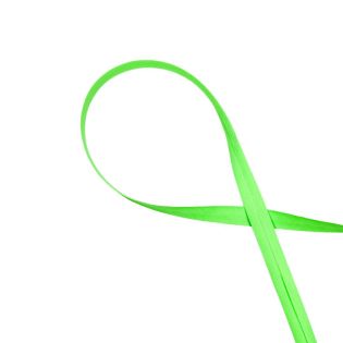 Baumwollschrägband - uni - neon - grün