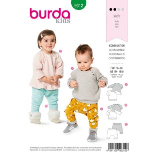 Schnittmuster - burda kids - Kombination - 9312