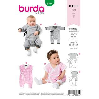 Schnittmuster - burda kids - Strampler - 9314