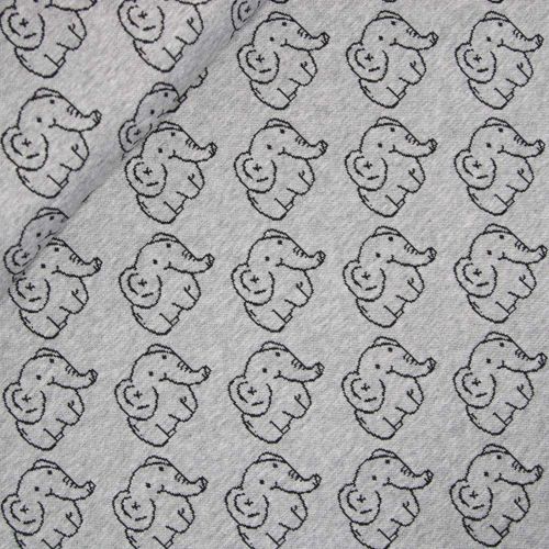 Jacquard - Baumwolle - Elephant